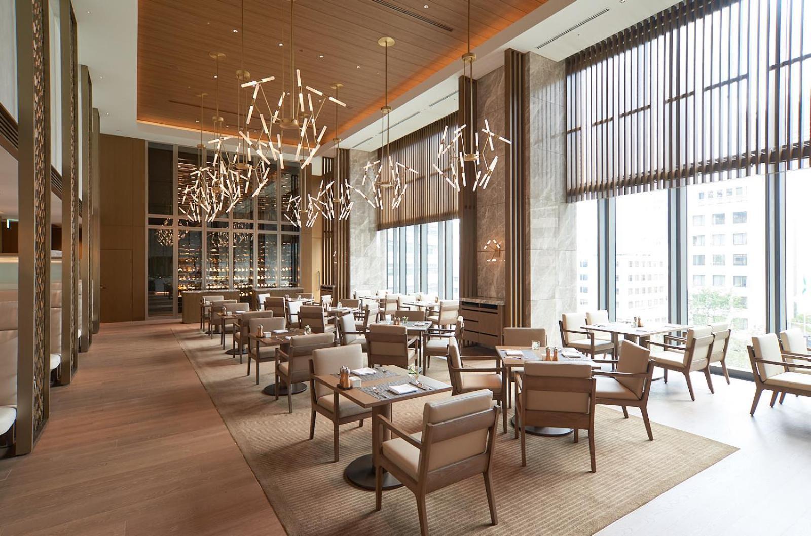 Hotel The Okura Tokio Exterior foto Restaurant